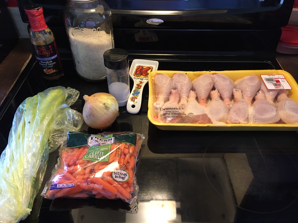 Easy chicken rice ingredients 